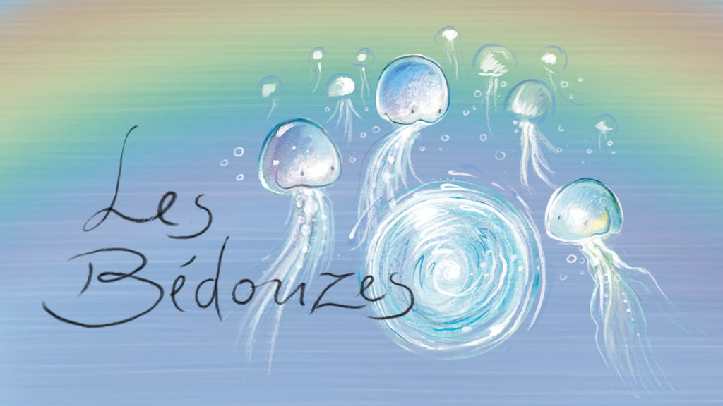 Les Bédouzes, des méduses, personnage des livres pour enfants édités par StarPeace