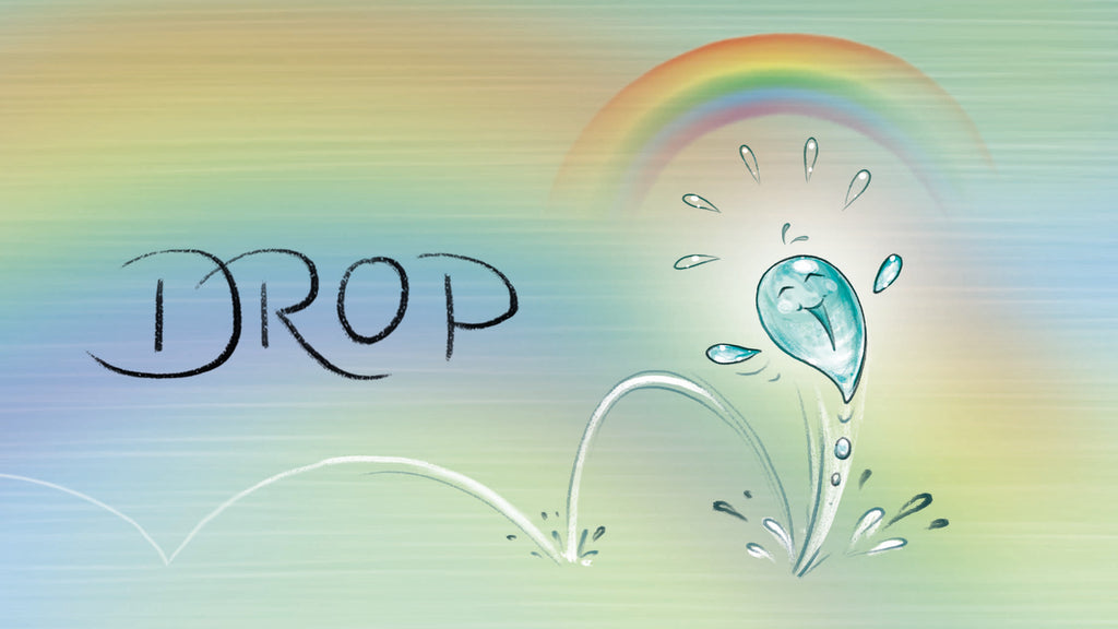 Drop, la goutte d’eau, personnage des livres pour enfants édités par StarPeace