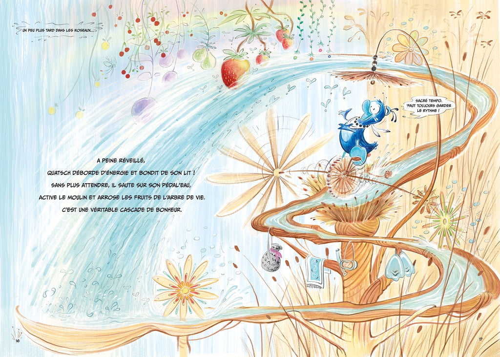 Auszug aus dem von StarPeace herausgegebenen Kinderbuch Mission H₂O - Die Explosion Vol. 1. Quatsch in seiner Wassermühle.